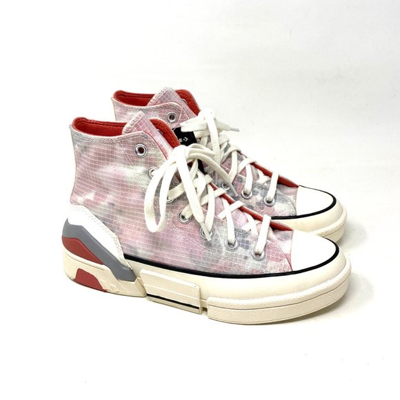 💖MEGA SALE💖Converse All Star CPX70 Hi Washed Floral  Platform Pink Women 57228 - Picture 6 of 9